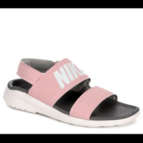 pink nike tanjun sandals